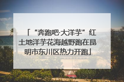 “奔跑吧·大洋芋”红土地洋芋花海越野跑在昆明市东川区热力开跑