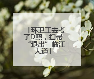 环卫工去考了D照，扫帚“退出”临江大道