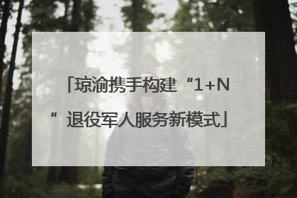 琼渝携手构建“1+N”退役军人服务新模式