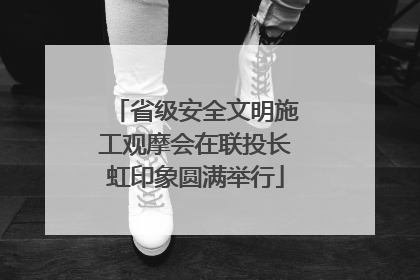省级安全文明施工观摩会在联投长虹印象圆满举行