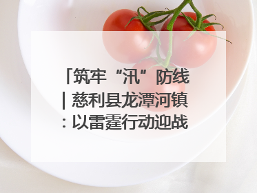 筑牢“汛”防线｜慈利县龙潭河镇：以雷霆行动迎战暴雨洪峰