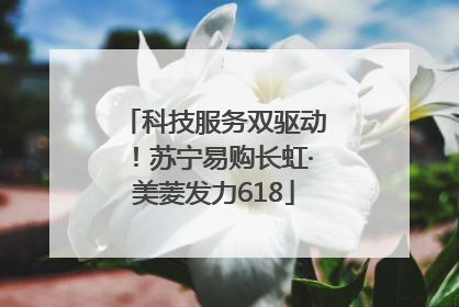 科技服务双驱动！苏宁易购长虹·美菱发力618
