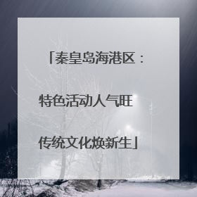 秦皇岛海港区：特色活动人气旺 传统文化焕新生