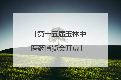 第十五届玉林中医药博览会开幕