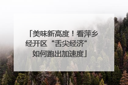 美味新高度！看萍乡经开区“舌尖经济” 如何跑出加速度