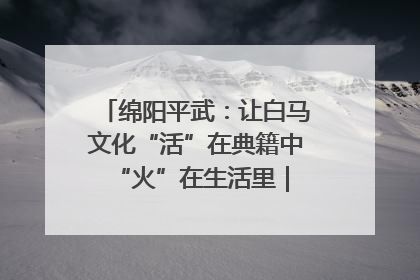 绵阳平武：让白马文化“活”在典籍中 “火”在生活里｜新闻发布最前线