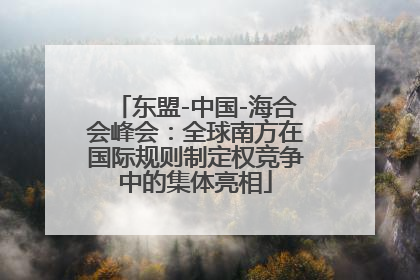 东盟-中国-海合会峰会：全球南方在国际规则制定权竞争中的集体亮相