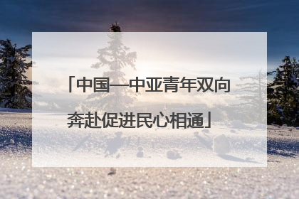 中国—中亚青年双向奔赴促进民心相通
