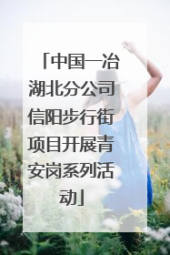 中国一冶湖北分公司信阳步行街项目开展青安岗系列活动