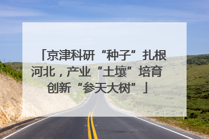 京津科研“种子”扎根河北，产业“土壤”培育创新“参天大树”