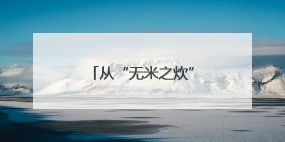 从“无米之炊”到“价值跃升”