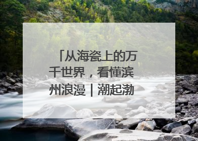 从海瓷上的万千世界，看懂滨州浪漫｜潮起渤海・网聚黄蓝