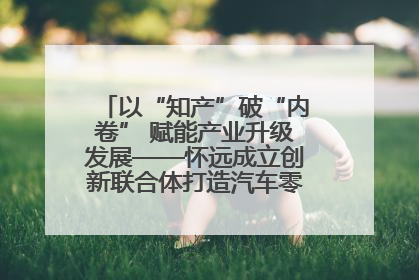 以“知产”破“内卷” 赋能产业升级发展——怀远成立创新联合体打造汽车零部件产业新高地