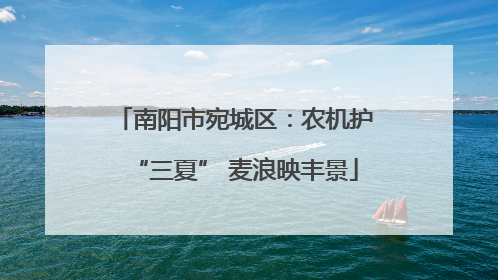 南阳市宛城区：农机护“三夏” 麦浪映丰景