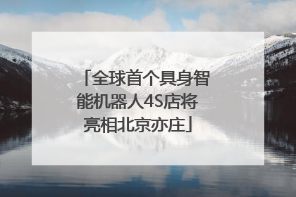全球首个具身智能机器人4S店将亮相北京亦庄