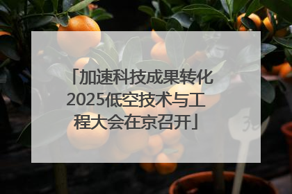 加速科技成果转化 2025低空技术与工程大会在京召开