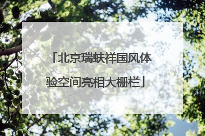 北京瑞蚨祥国风体验空间亮相大栅栏
