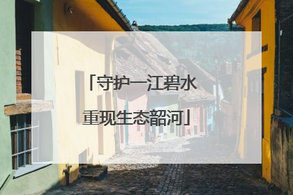 守护一江碧水 重现生态韶河