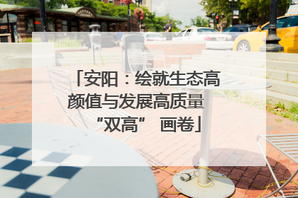 安阳：绘就生态高颜值与发展高质量 “双高” 画卷