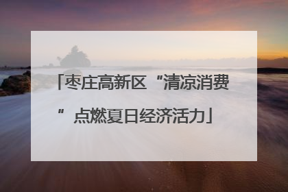 枣庄高新区“清凉消费”点燃夏日经济活力