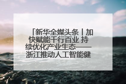 新华全媒头条丨加快赋能千行百业 持续优化产业生态——浙江推动人工智能健康有序发展观察