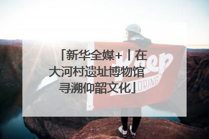 新华全媒+丨在大河村遗址博物馆寻溯仰韶文化