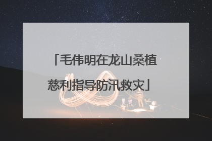 毛伟明在龙山桑植慈利指导防汛救灾
