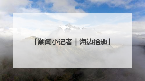 潮闻小记者｜海边拾趣