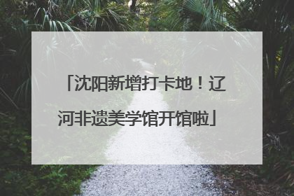 沈阳新增打卡地！辽河非遗美学馆开馆啦
