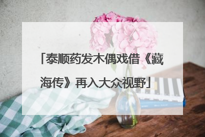 泰顺药发木偶戏借《藏海传》再入大众视野