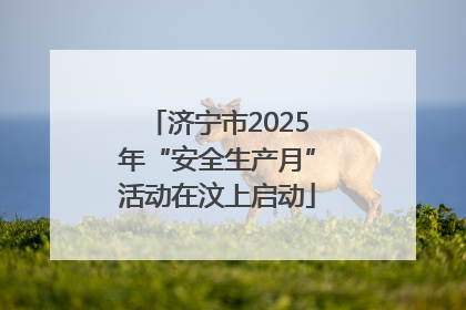 济宁市2025年“安全生产月”活动在汶上启动
