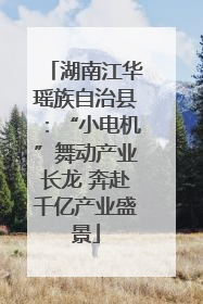 湖南江华瑶族自治县：“小电机”舞动产业长龙 奔赴千亿产业盛景