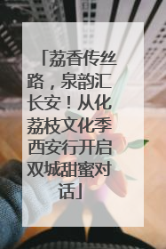 荔香传丝路，泉韵汇长安！从化荔枝文化季西安行开启双城甜蜜对话