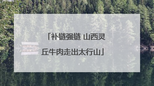 补链强链 山西灵丘牛肉走出太行山