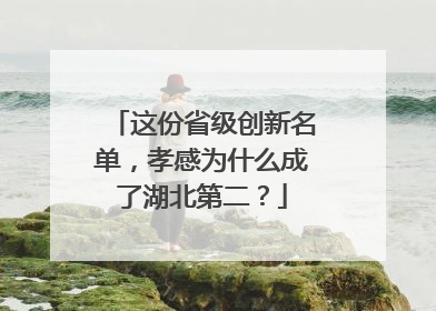 这份省级创新名单，孝感为什么成了湖北第二？