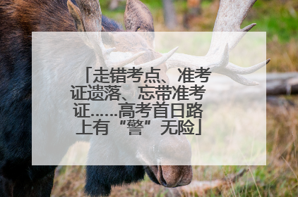 走错考点、准考证遗落、忘带准考证……高考首日路上有“警”无险