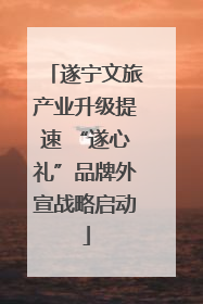 遂宁文旅产业升级提速 “遂心礼”品牌外宣战略启动