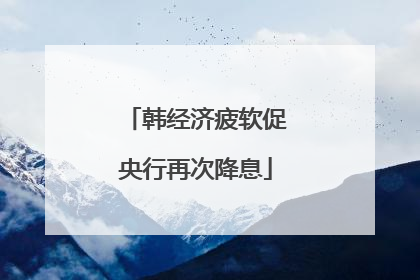 韩经济疲软促央行再次降息