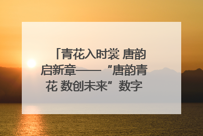 青花入时裳 唐韵启新章——“唐韵青花 数创未来”数字文创设计大赛启幕