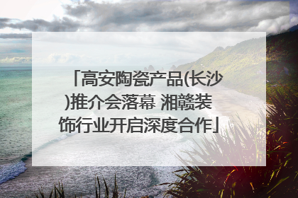高安陶瓷产品(长沙)推介会落幕 湘赣装饰行业开启深度合作