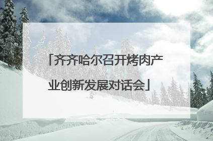 齐齐哈尔召开烤肉产业创新发展对话会