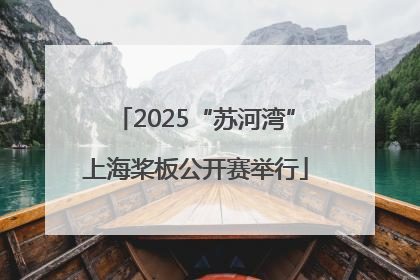 2025“苏河湾”上海桨板公开赛举行