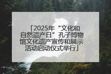 2025年“文化和自然遗产日”孔子博物馆文化遗产宣传和展示活动启动仪式举行